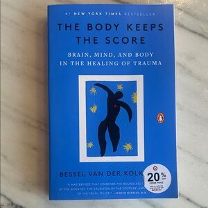 The Body Keeps the Score by Bessel van der Kolk — Blue Paperback (Penguin)